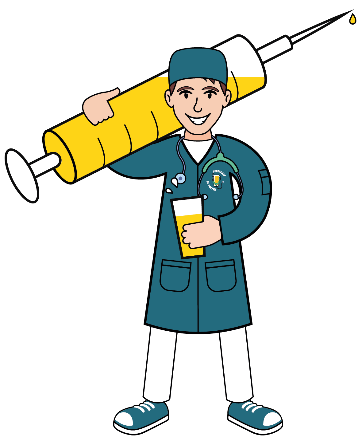 De Dokter mascotte